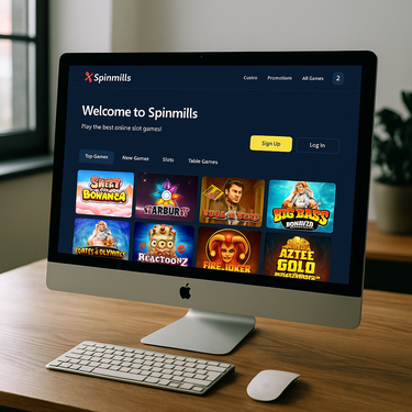 Spinmills Casino - Desktop Platform Design
